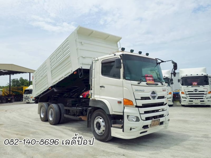 สิบล้อดั้มพ์ HINO FM1A 344แรง ปี 2566 (1506)