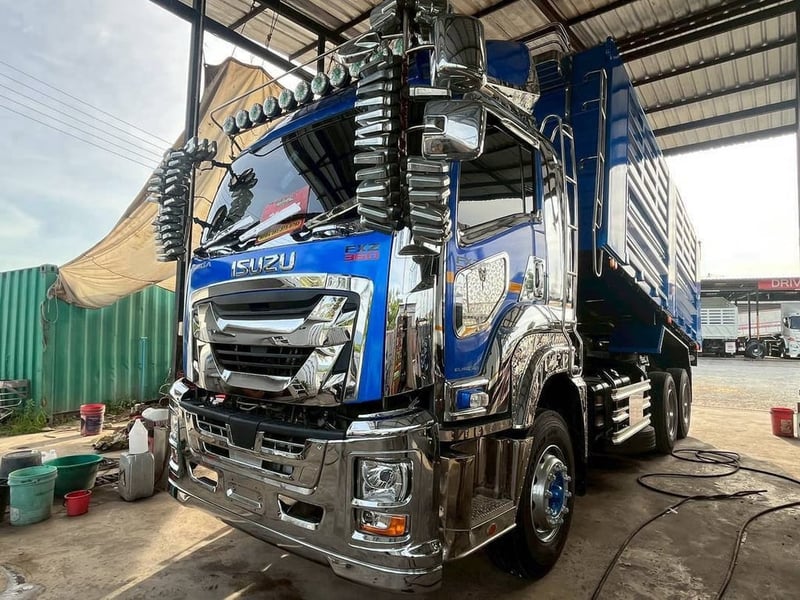 สิบล้อดั้มพ์ ISUZU FXZ 360แรง ปี 66 (3502)
