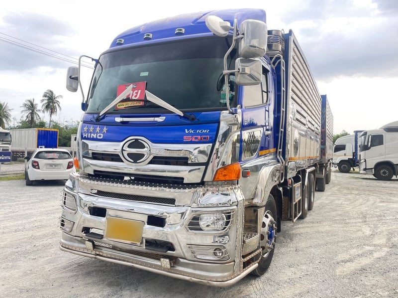 สิบล้อดั้มพ์พ่วง HINO FM1A 344 แรง ปี 2566 (2108,2066) 