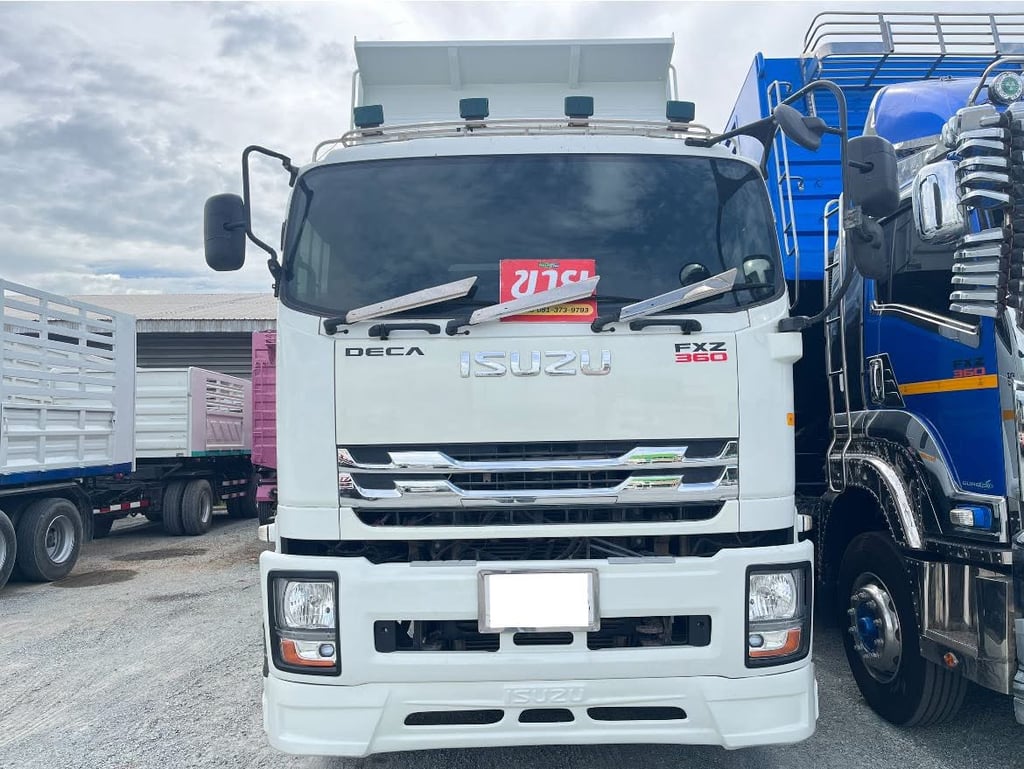 ISUZU FXZ 360 ปี 65 ดั้มพ์สามมิตรแท้ (3843,3844)