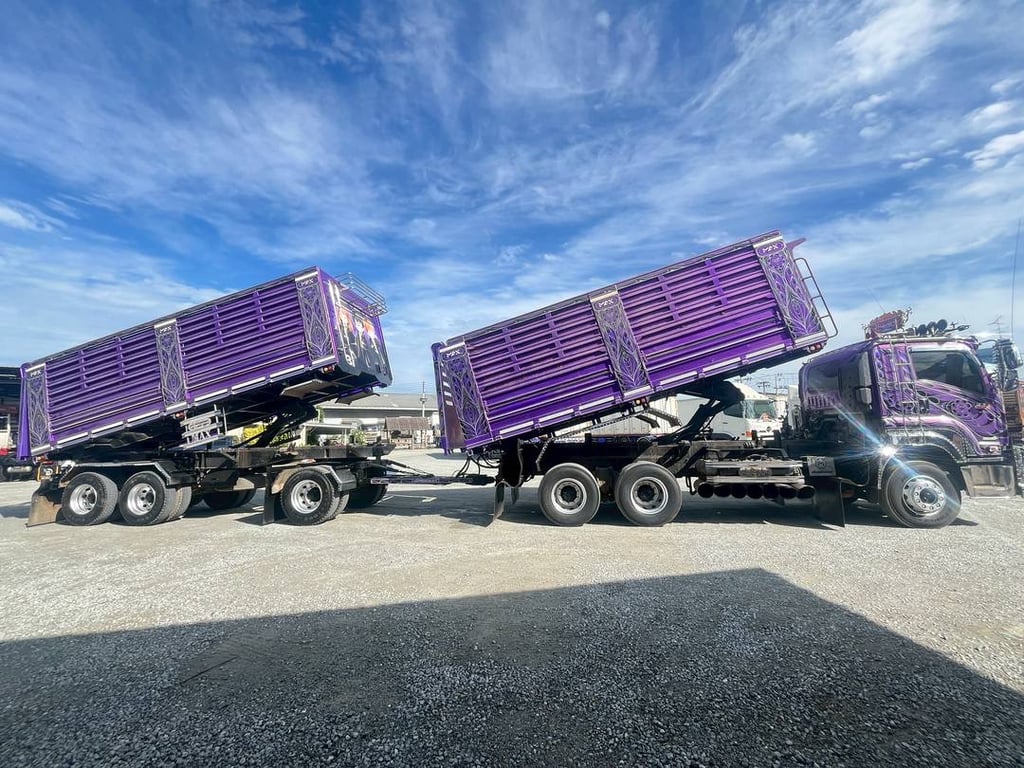 ISUZU FXZ 360แรงม้า รถบรรทุก 10ล้อ พ่วงแม่ลูก ปี2023(9107,9108) ISUZU FXZ 360แรงม้า รถบรรทุก 10ล้อ พ่วงแม่ลูก ปี2023(9107,9108)