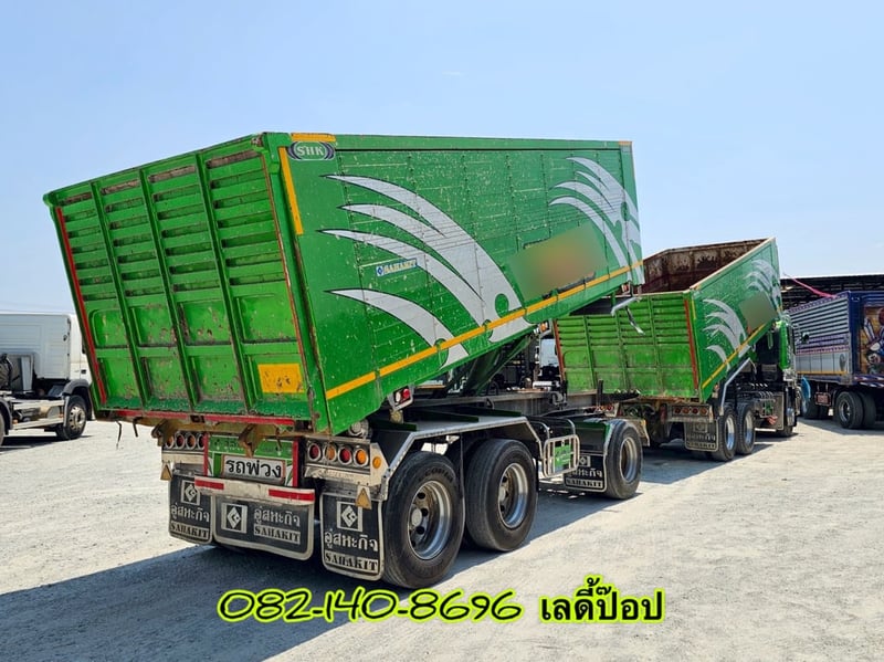 🔥💥 โปรลดกระหน่ำต่ำกว่าทุน ดั้มพ์พ่วง360 💥🔥 สิบล้อดั้มพ์พ่วง ISUZU FXZ 360แรง ปี 65 (1245,1246)