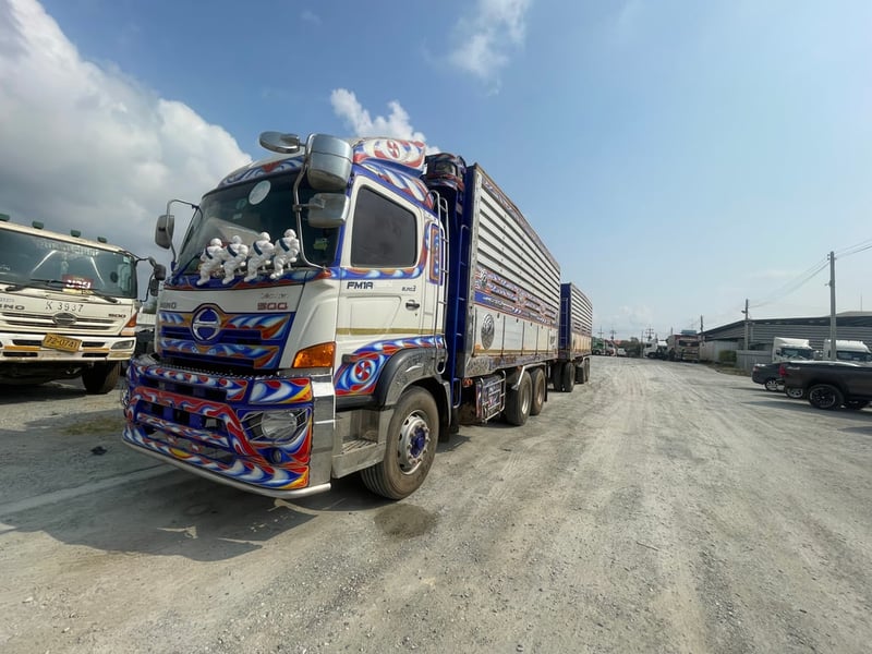 สิบล้อดั้มพ์เกษตรแม่ลูก HINO FM1A 344 แรงม้า ปี 2561 (3362,3363)