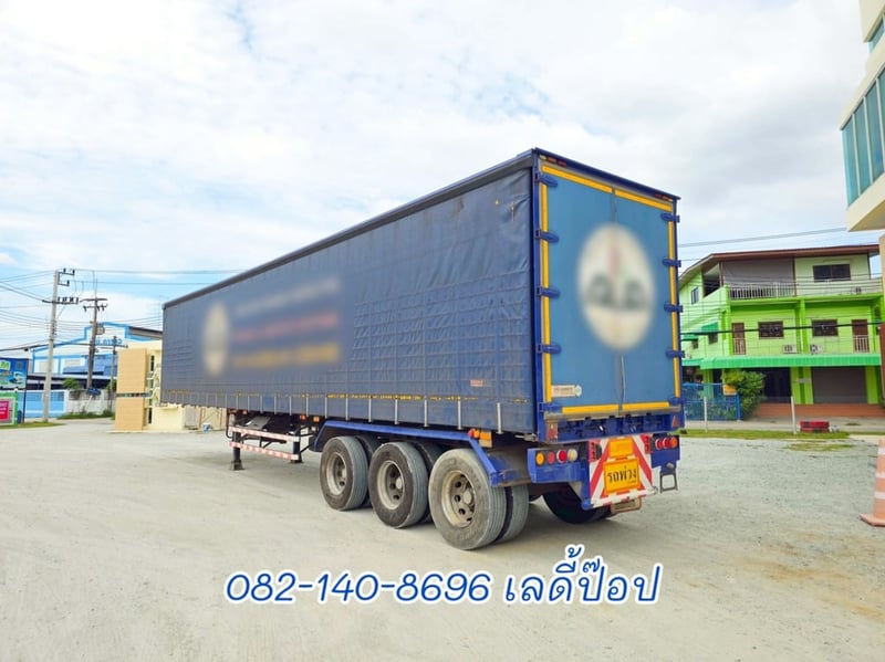 หางตู้ผ้าใบ สามเพลา อู่สามมิตร ปี 65 (0160) หางตู้ผ้าใบ สามเพลา อู่สามมิตร ปี 65 (0160)