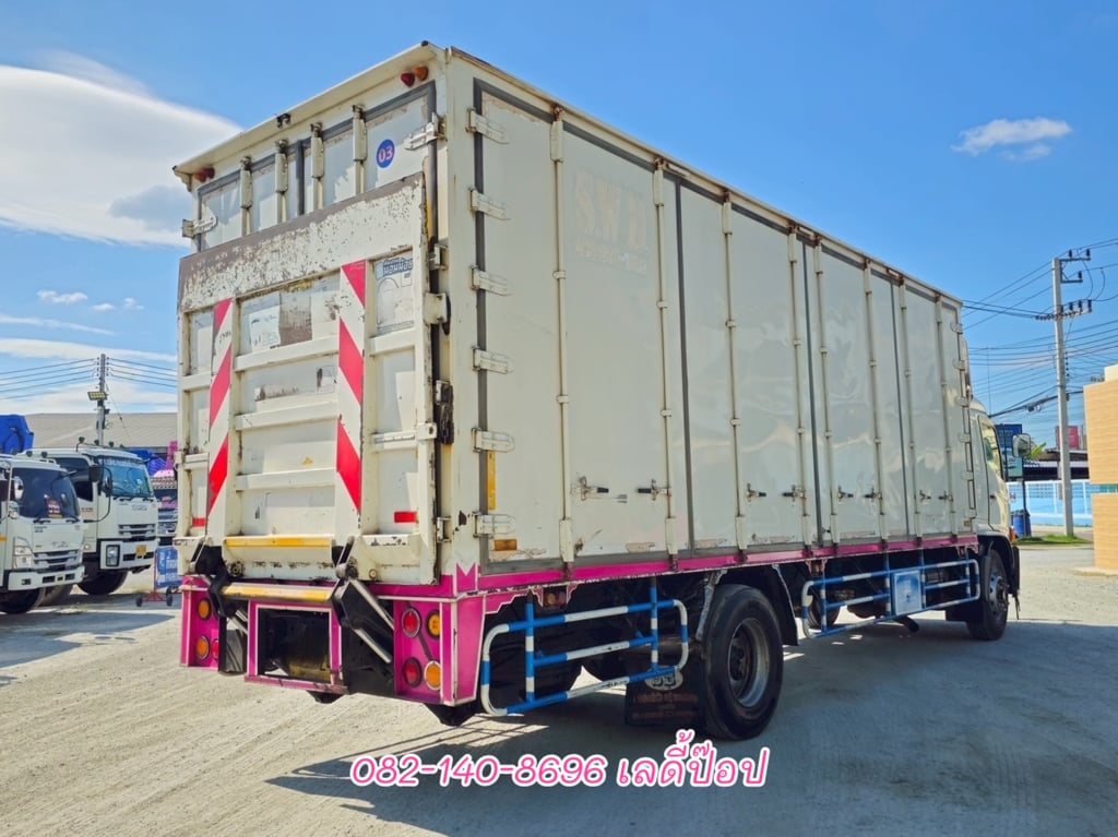 หกล้อตู้สิบบานมีลิฟท์ท้าย HINO FG8J 240แรง ปี 2562 (8724)