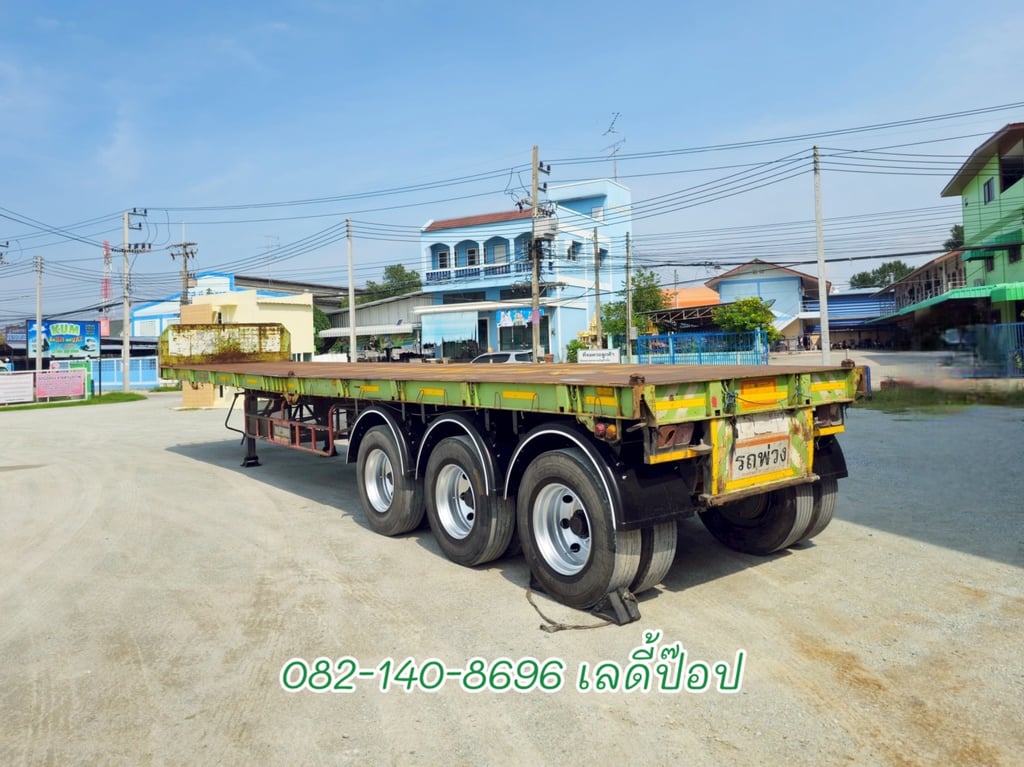 หางพื้นเรียบ สามเพลา อู่ BPT ปี 58 (7339) หางพื้นเรียบ สามเพลา อู่ BPT ปี 58 (7339)