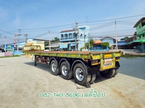 หางพื้นเรียบ สามเพลา อู่ BPT ปี 58 (7339)