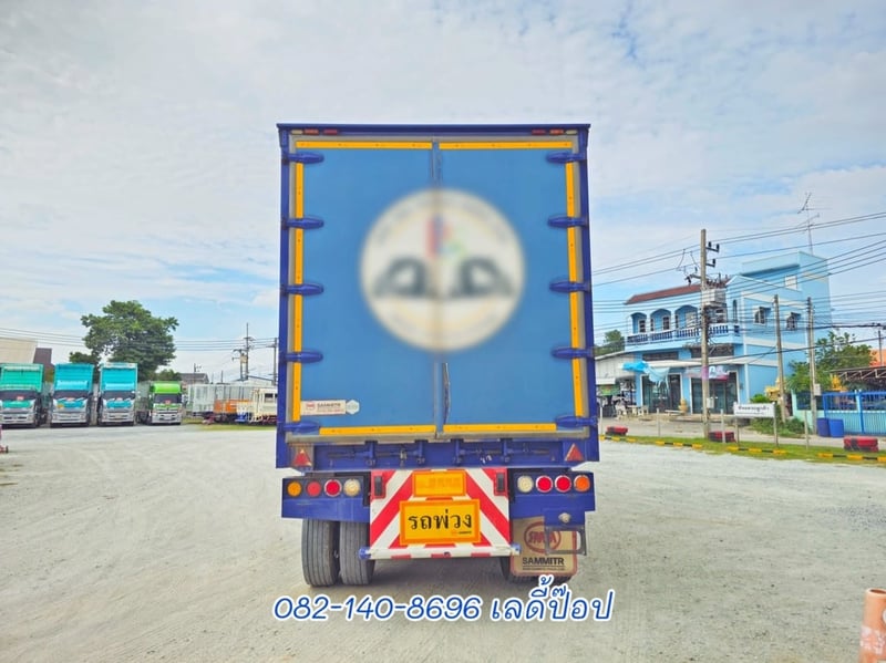 หางตู้ผ้าใบ สามเพลา อู่สามมิตร ปี 65 (0160) หางตู้ผ้าใบ สามเพลา อู่สามมิตร ปี 65 (0160)