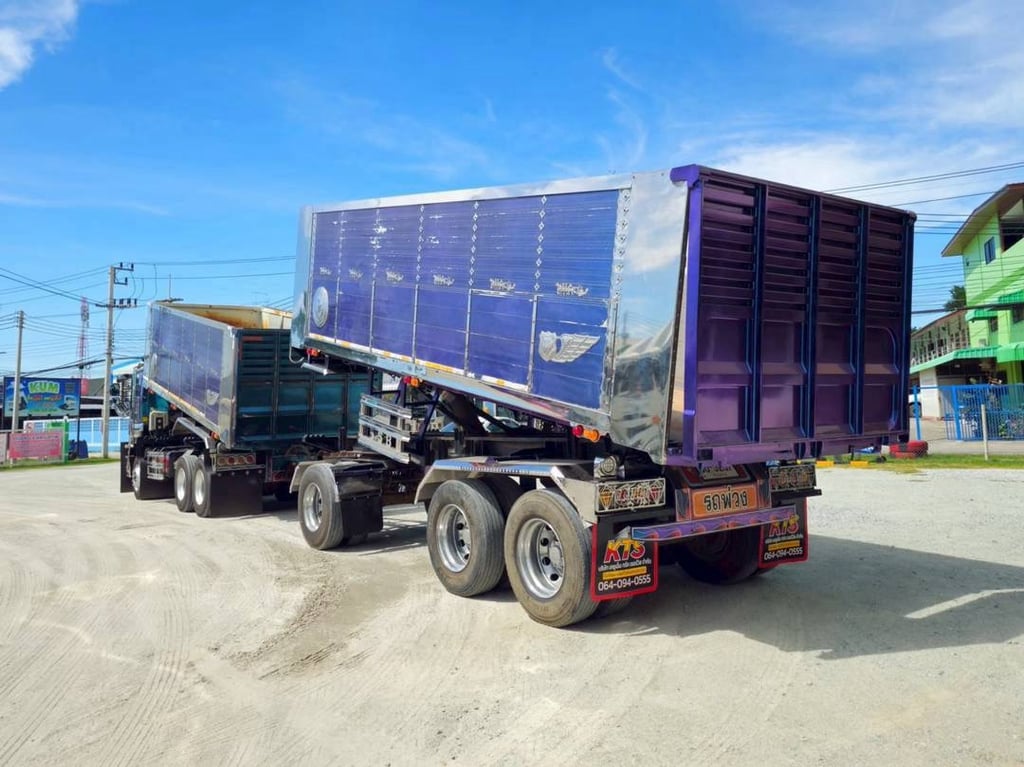 สิบล้อดั้มพ์พ่วง ISUZU FXZ 360 แรง ปี 2566 (5236,5237) สิบล้อดั้มพ์พ่วง ISUZU FXZ 360 แรง ปี 2566 (5236,5237)