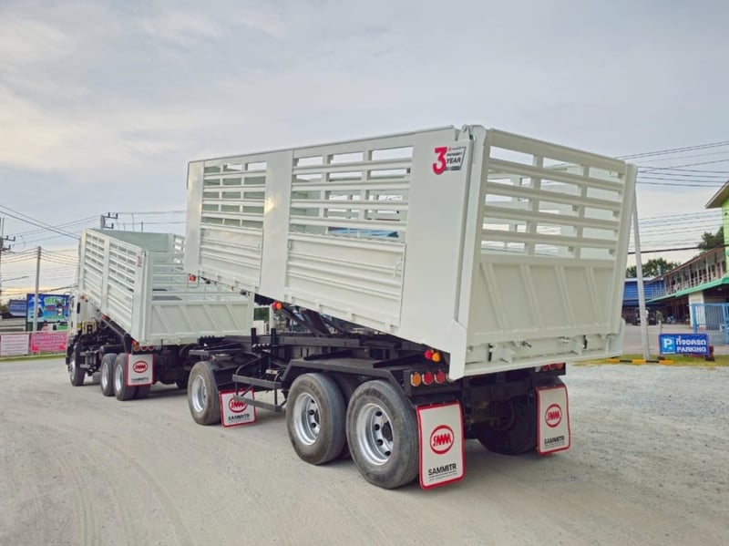 สิบล้อดั้มพ์พ่วง ISUZU FXZ 360แรง ปี 2565 (3843,3844)