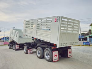 สิบล้อดั้มพ์พ่วง ISUZU FXZ 360แรง ปี 2565 (3843,3844)