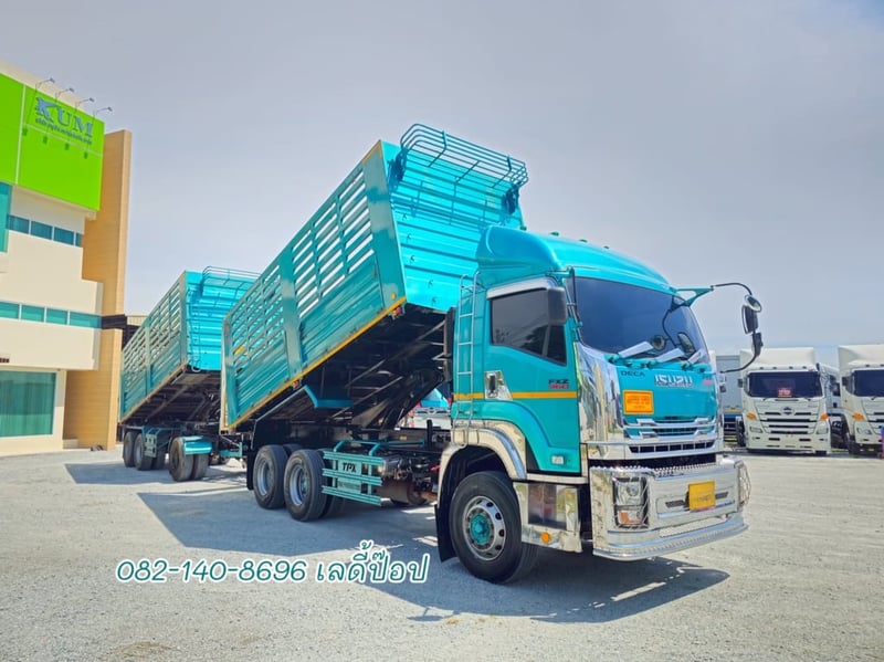 สิบล้อดั้มพ์พ่วง ISUZU FXZ 360แรง ปี 66 (5392,5393)
