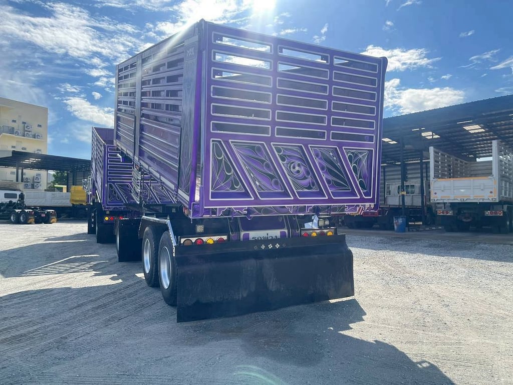 สิบล้อดั้มพ์พ่วงแม่ลูก ISUZU FXZ 360 ปี 66 (9107,9108)