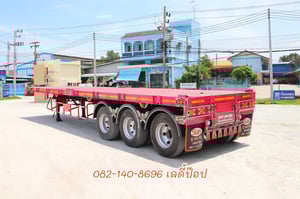 หางพื้นเรียบ สามเพลา  อู่ The Sun  ปี 65 (0376)