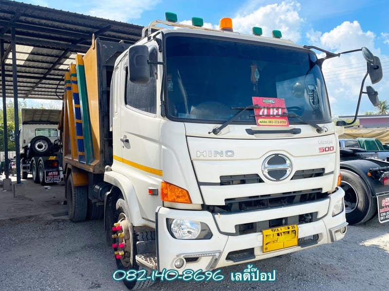หกล้อบรรทุกขยะ HINO VICTOR 500 FG8J 240แรง ปี 2566 (4039)