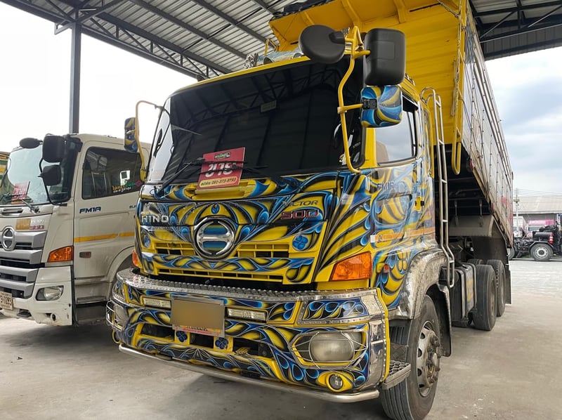สิบล้อดั้มพ์ HINO FM1A 344 แรง ปี 2560 (0810)