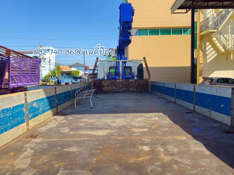 หกล้อกระบะติดเครน TADANO 8 ตัน 3 ปลอก HINO FG8J 212แรง ปี 2556 (7098)