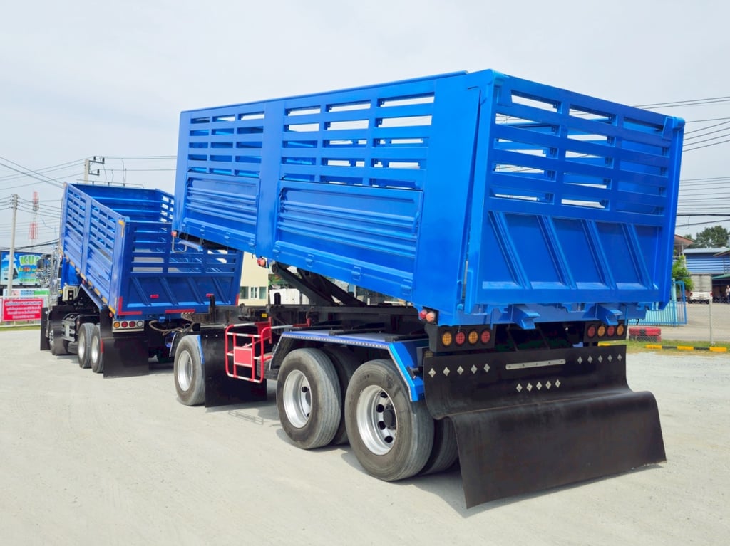 สิบล้อดั้มพ์พ่วงแม่ลูก ISUZU FXZ 360 แรง ปี 2566 (3502,3088)