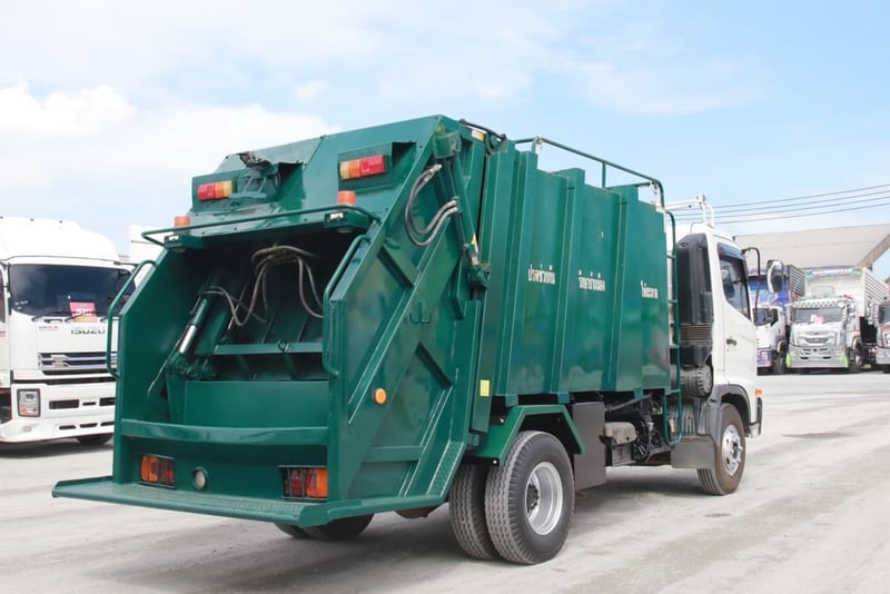 หกล้อบรรทุกขยะ Hino FC9J 210 ปี 65(3909) หกล้อบรรทุกขยะ Hino FC9J 210 ปี 65(3909)