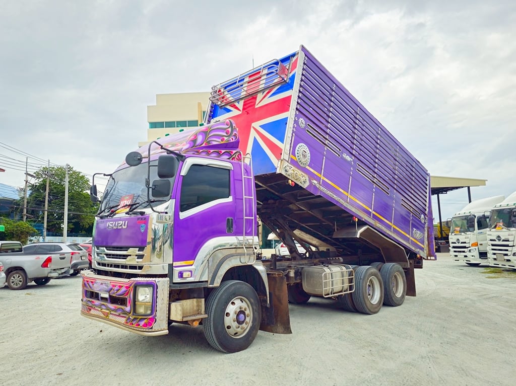 สิบล้อดั้มพ์คอกเกษตร ISUZU FXZ 360 แรง ปี 2554 (9033)