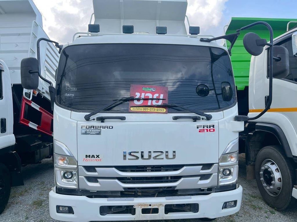 หกล้อดั้มพ์ ISUZU FRR 210แรง ปี 65 (1030) 