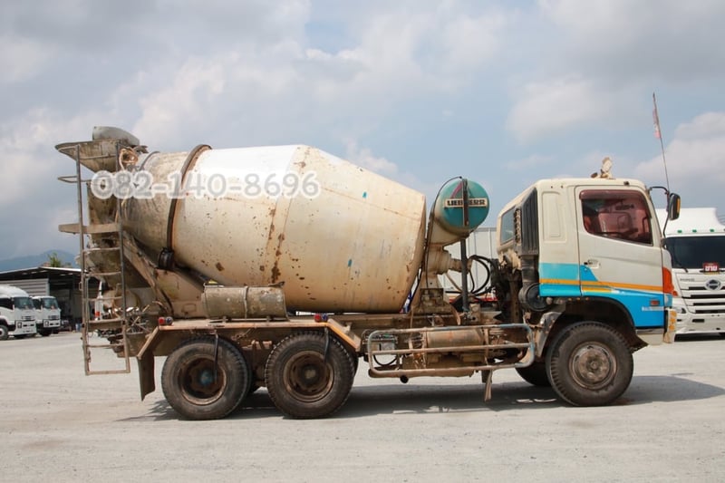 สิบล้อโม่ปูน HINO FM1A  330 แรง ปี 55 (0742)