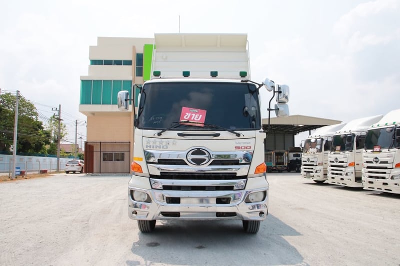 สิบล้อดั้มพ์ HINO FM1A 344 แรง ปี 60  หางดั้มพ์สามเพลา อู่แม็กเทรลเลอร์ ปี 65(2539 3778) 