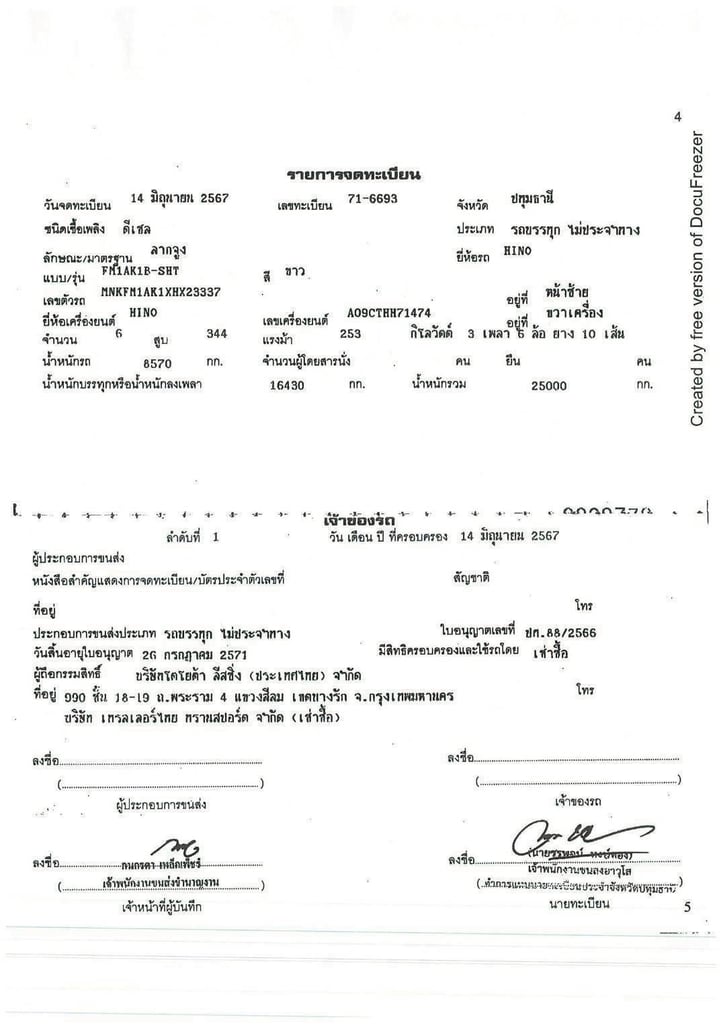 Aหกล้อตู้สิบบาน HINO FC9J 175 แรง ปี 2564 (6102)