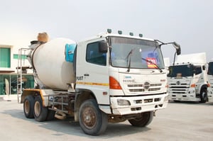 สิบล้อโม่ปูน HINO FM1A 330 แรง ปี 2556 (9081)