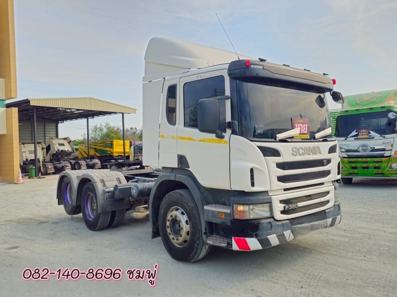 🔥💥โปsลดกระหน่ำต่ำกว่าทุน SCANIA 💥🔥  สิบล้อหัวลาก SCANIA P360 แรง ปี 60 (4592)
