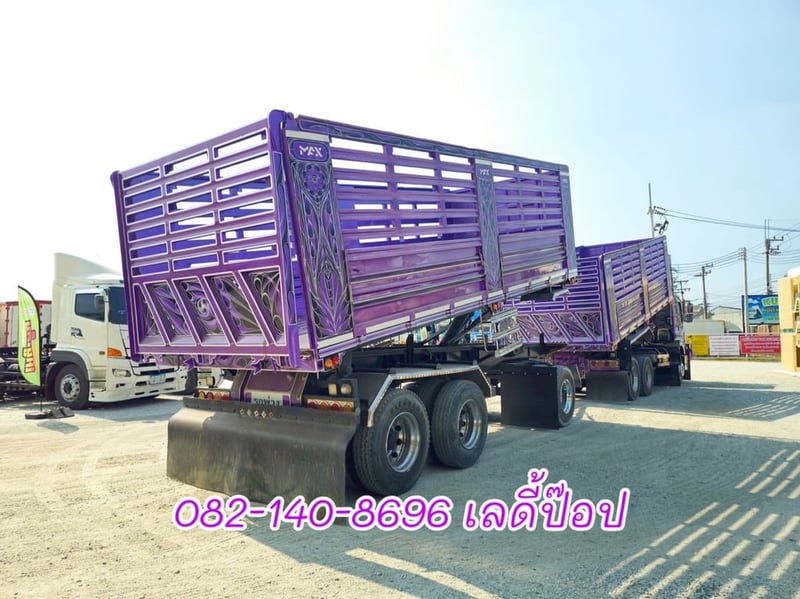 สิบล้อดั้มพ์พ่วง ISUZU FXZ 360แรง ปี 66 (9107,9108)