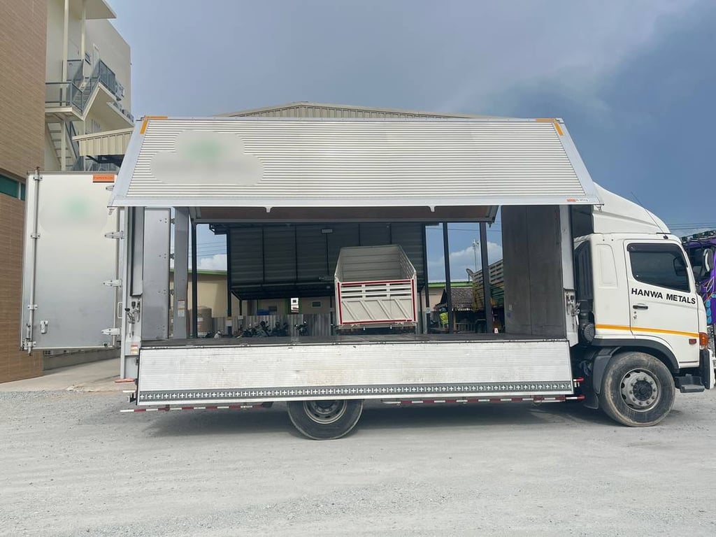 HINO FG 240แรงม้า รถบรรทุก 6ล้อ ตู้แห้งกางปีก ปี2020 (3995)