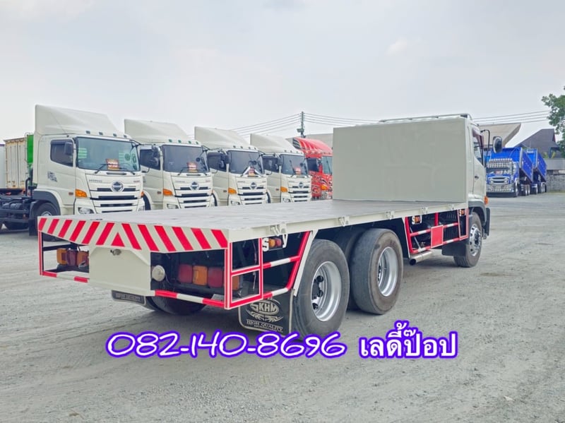 สิบล้อพื้นเรียบ HINO FG8J 260แรง ปี 2560 (1784)