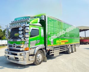 สิบล้อกระบะคอก HINO FL8J 260 แรงม้า ปี 2566 (5115)