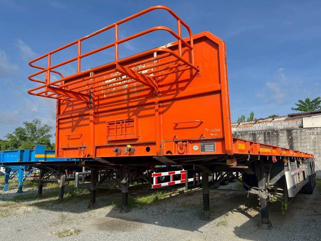 หางพื้นเรียบ สามเพลา อู่ดังสามมิตร ปี 65 (6080) หางพื้นเรียบ สามเพลา อู่ดังสามมิตร ปี 65 (6080)
