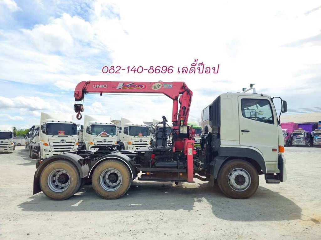 หัวลากติดเครน HINO FM1A 344แรง ปี 62 (0293)