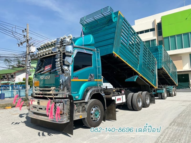 สิบล้อดั้มพ์พ่วงเกษตร  ISUZU FXZ 360แรง ปี 2566 (5392,5393)