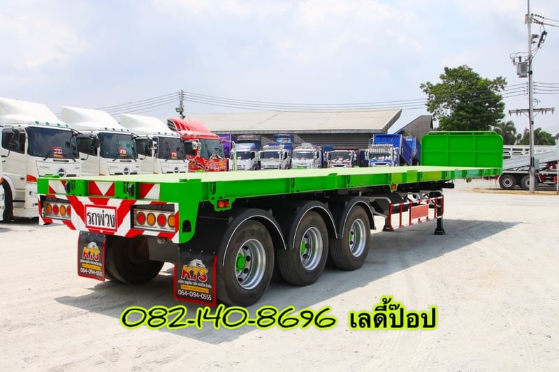 หางพื้นเรียบ สามเพลา  อู่ ส.สมบัติ ปี 61 (5526)