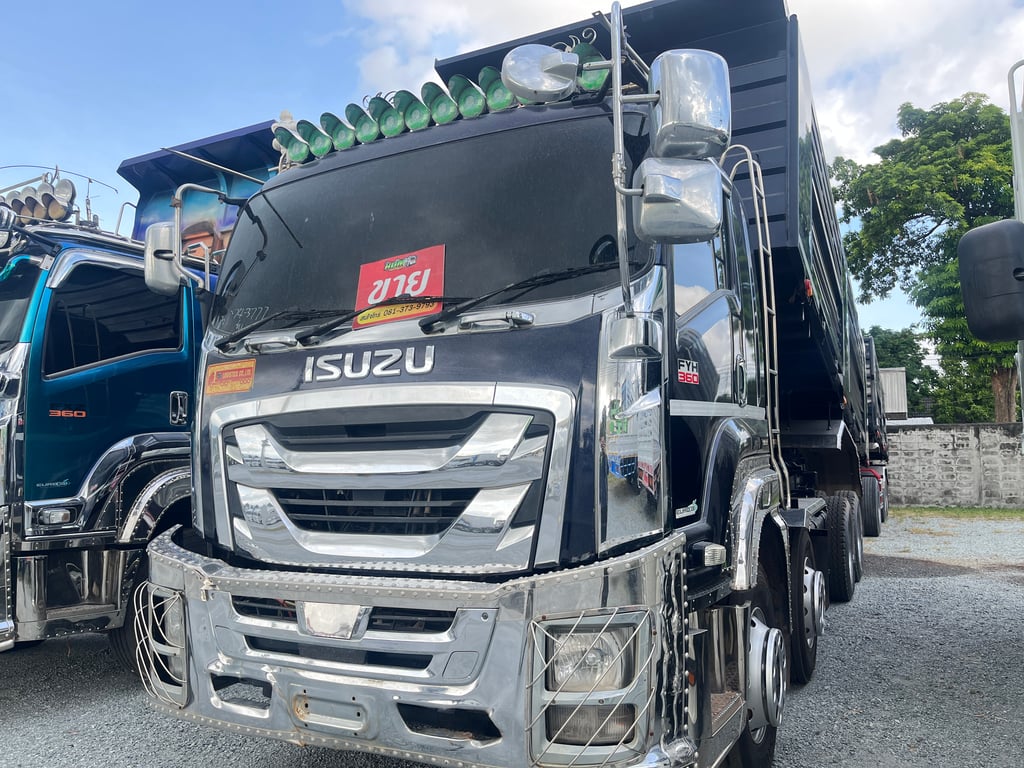 ISUZU FYH 360แรงม้า รถบรรทุก 12ล้อ พ่วงแม่ลูก ปี2022 (3777,3778)