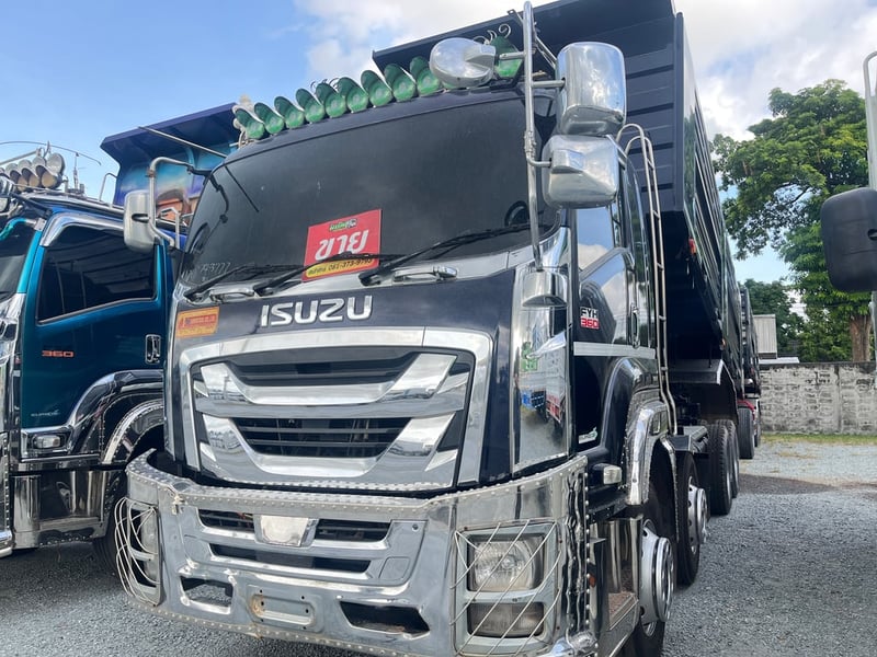 ISUZU FYH 360แรงม้า รถบรรทุก 12ล้อ พ่วงแม่ลูก ปี2022 (3777,3778)