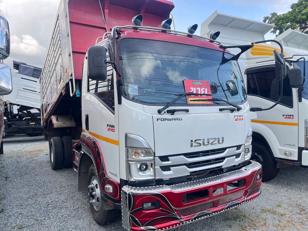 ISUZU FRR 210แรงม้า รถบรรทุก 6ล้อ ดั้มพ์ ปี2022(7715)