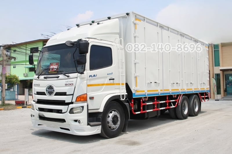 สิบล้อตู้สิบบาน HINO FL8J 260 แรง ปี 2561 (2717)