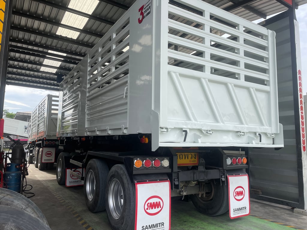 สิบล้อดั้มพ์พ่วงแม่ลูก ISUZU FXZ 360 ปี 65 ดั้มพ์สามมิตรแท้ (3843,3844)