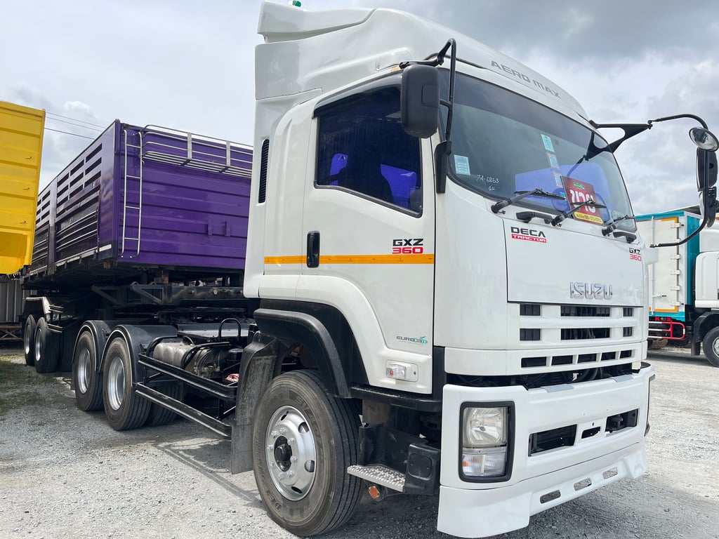 สิบล้อหัวลาก ISUZU GXZ 360แรง ปี 55 (6863) สิบล้อหัวลาก ISUZU GXZ 360แรง ปี 55 (6863)