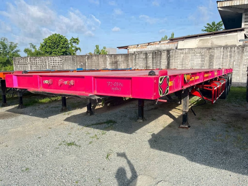 หางพื้นเรียบ สามเพลา อู่ดังเดอะซัน ปี 65 (0376) หางพื้นเรียบ สามเพลา อู่ดังเดอะซัน ปี 65 (0376)