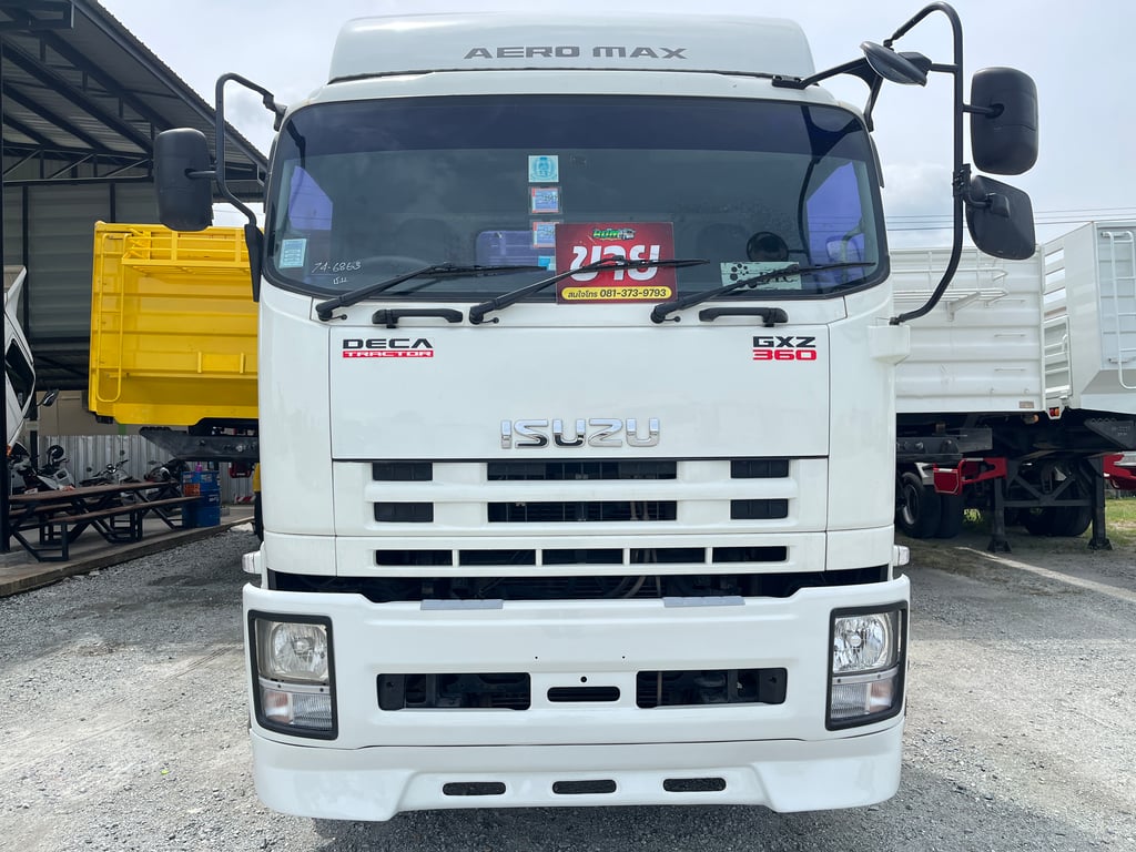 สิบล้อหัวลาก ISUZU GXZ 360แรง ปี 55 (6863) สิบล้อหัวลาก ISUZU GXZ 360แรง ปี 55 (6863)