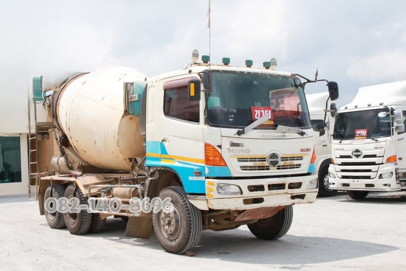 สิบล้อโม่ปูน HINO FM1A 330 แรง ปี 55 (0742) สิบล้อโม่ปูน HINO FM1A 330 แรง ปี 55 (0742)
