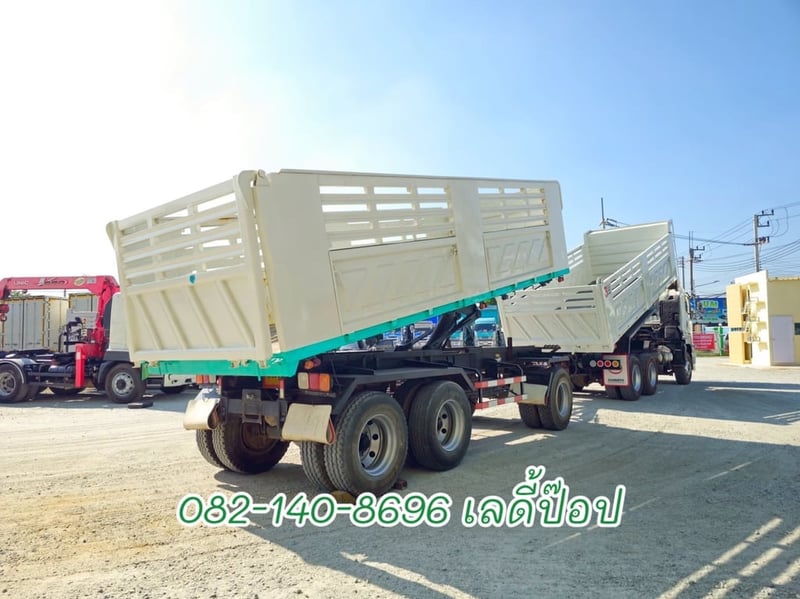 สิบล้อดั้มพ์พ่วง ISUZU FXZ  360แรง ปี 56 (2374,8972)