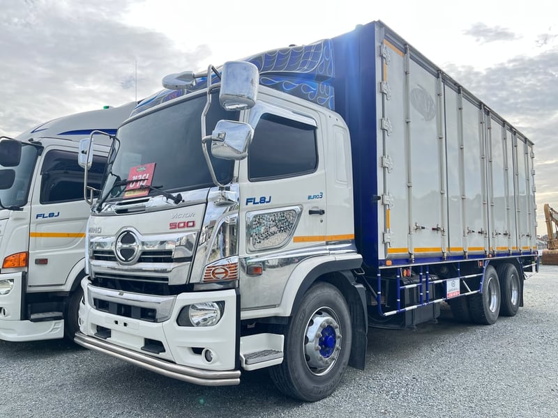สิบล้อตู้สิบบาน HINO FL8J 260แรง ปี 2564 (6127)