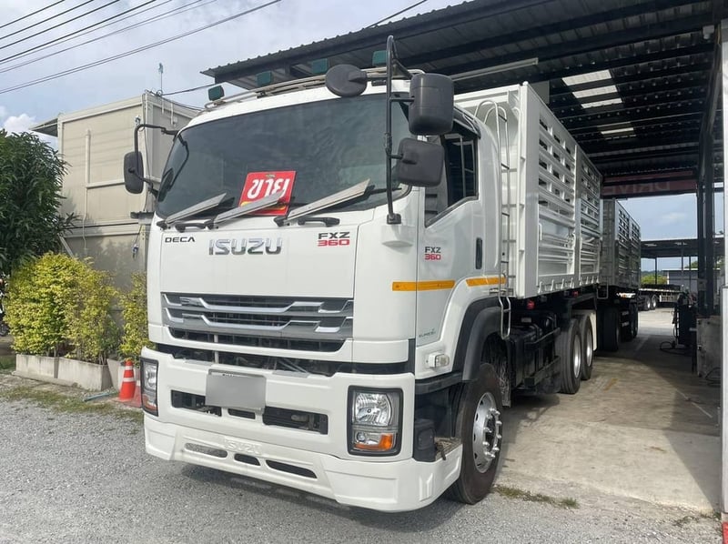 สิบล้อดั้มพ์พ่วงแม่ลูก ISUZU FXZ 360 ปี 65 (3843,3844) 